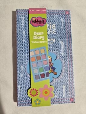 NWT Profusion Lizzie McGuire Dear Diary Eyeshadow Palette 15 Shades Y2K Makeup
